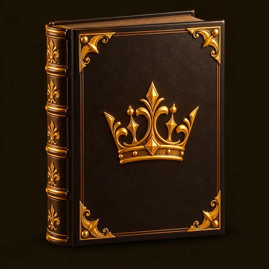 Ornate royal book — Roospin