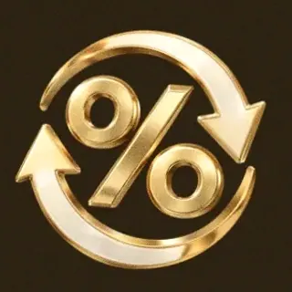 Percent cycle icon — Roospin