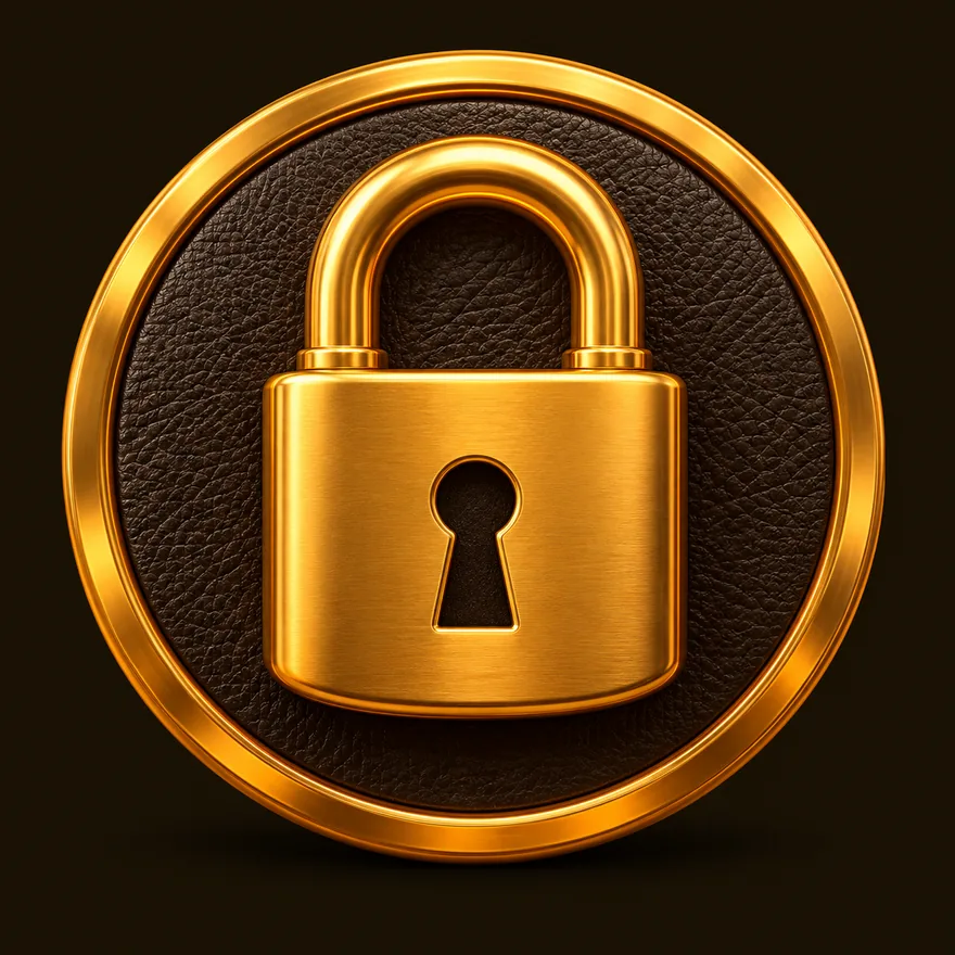 Padlock emblem — Roospin