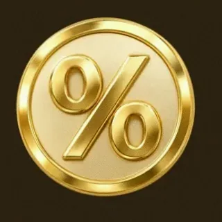 Gold percent coin — Roospin