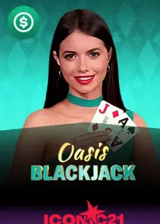 Oasis Blackjack live game cover