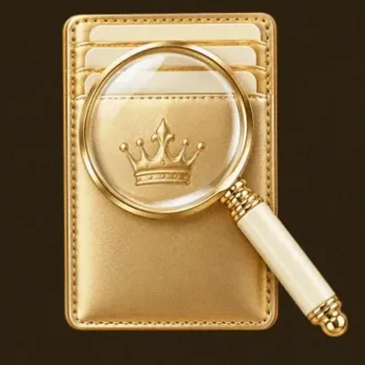 Wallet and magnifier — Roospin
