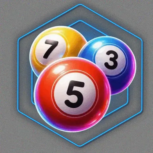 Numbered bingo balls