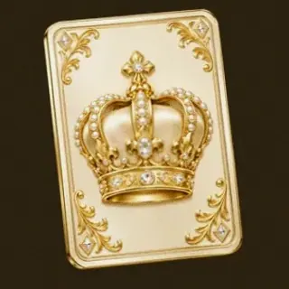 Royal crown card — Roospin
