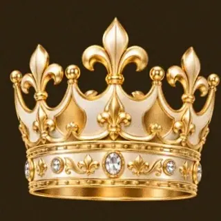 Ornate royal crown — Roospin
