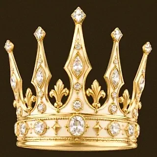 Jeweled royal crown — Roospin