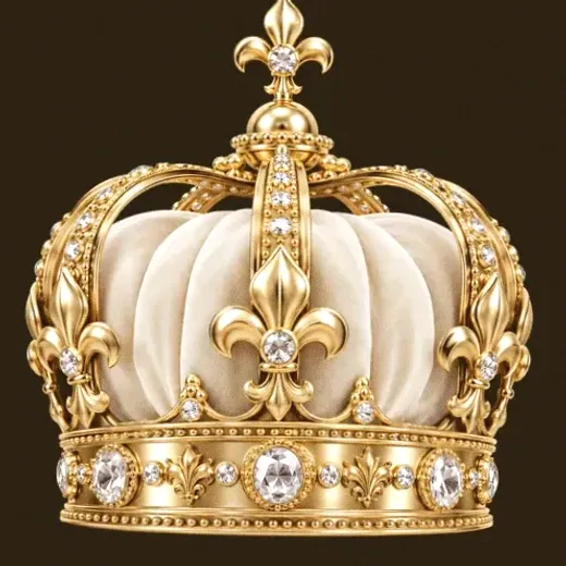 Jeweled royal crown — Roospin